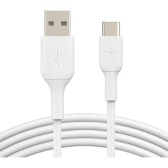 Belkin BoostCharge 1m USB Type-C Cable - Fast & Reliable Charging, Premium White Design